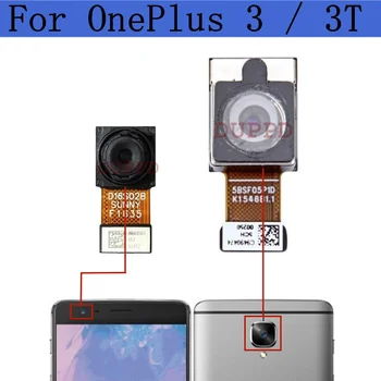 Предна камера за Обратно виждане, За да OnePlus 1 + 3 3T A3000 A3003 A3010 Селфи Оригинална Предна Широка Задната Страна на Пълен Комплект Резервни модул камери