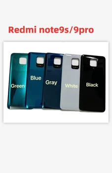 За XIAOMI Redmi Note 9S Pro, задната стъклен панел, делото със замяна на обектива на камерата＋ Залепваща стикер