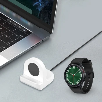 Силиконова Поставка За Зарядното устройство, Нескользящая Стойка, Държач за докинг станция, Преносимо Зарядно за часовника, Леко Зарядно за Galaxy Watch6/Watch6 Classic