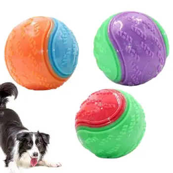Кучета Играчки топки За Кучета Топки За Кучета Писклив Играчки за миене на зъбите За кучета От малки До Големи Средни Агресивни дъвки за почистване