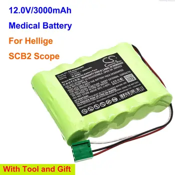 Медицинска батерия OrangeYu 3000 mah 110034 за Hellige SCB2 Scope