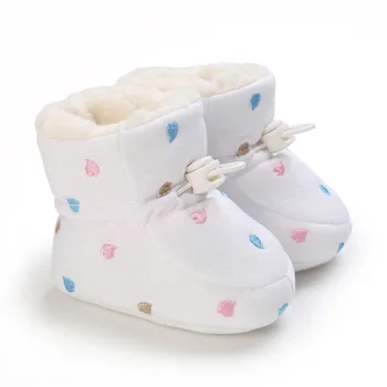 Бебешко кошче (безплатно), първите проходилки, устойчива на плъзгане обувки за деца, приказно Предходящие детски чехли, боядисана удобни обувки за малки момичета