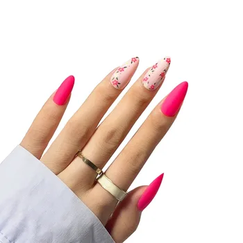 Елегантен и лесен френски външен ноктите с Розов цвят, преносимо натрупване на нокти, устойчив на абразия блясък за нокти