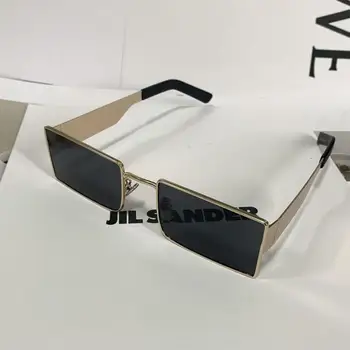 Стилен и Уникален дизайн в стила на Ins, Стилни и висококачествени защитни слънчеви очила от квадратна стомана за защита от ултравиолетови лъчи, на слънчеви очила от квадратна стомана