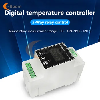 AC 110V 220V Термогигрометр НПМ Сонда машина за висока точност на Термостата Регулатор на температурата Двунаправленное релета led дисплей
