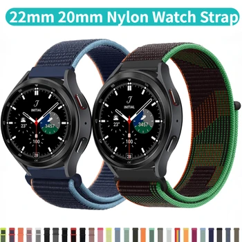 Найлонов ремък за Samsung Galaxy watch 3 4 5 Pro Gear S3 Amazfit GTR 3/4 Нов Лесно приспособима за каишка за часовник Huawei watch GT 2/3 Pro