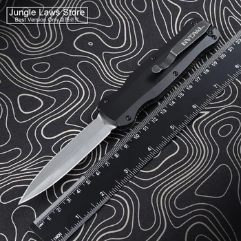 BM 3320 Езически Ножове EDC Самозащита OTF Тактически Технически Джобни Ножове D2 Острието Алуминиева Дръжка Comabt Джобен Нож A156