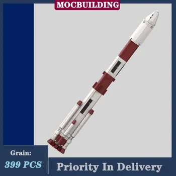 MOC Мащаб 1:110, модел Ракета, строителни блокове, на космически кораб, тухлени играчки за детски подарък