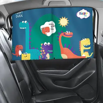 Автомобилни Магнитни слънчеви Очила Мультяшные Странични стъкла Блокират Слънчевата светлина, запазват прохладата в колата Красиви аксесоари за бебета, деца и възрастни