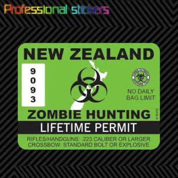 Новозеландское разрешение за лов на зомбита, Автомобилни стикери за щанцоване, автомобилни стикери в отговор на светкавицата Киви за автомобили, велосипеди, лаптопи, мотоциклети