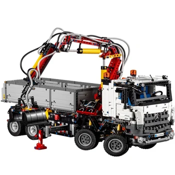 Arocses 3245, модел камион, градивен елемент, тухли, Съвместими технически серия 42043, играчката 