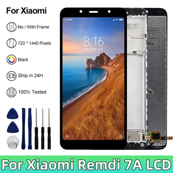 Оригинален За Xiaomi Redmi 7A LCD Сензорен дисплей, Дигитайзер, Компонент За Redmi 7A MZB7995IN M1903C3EG M1903C3EI, Смяна на LCD дисплей