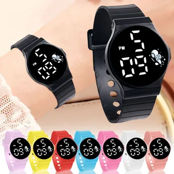 Часовник за деца с цифрова led каишка силикон, Модерни Умен часовник за деца, Студентски часовници с Високо качество Relogios