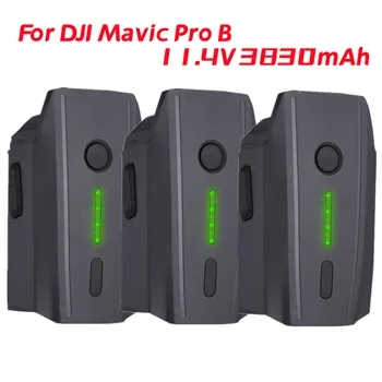 1-4 опаковки, Батерии за Дрона DJI Mavic Pro, Интелигентна Замяна батерия за полет 11,4 В 3830 ма за DJI Mavic Pro Platinum, Дрон