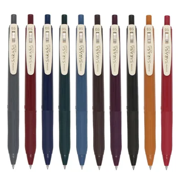Ретро Тъмен цвят 0,5 мм Гел химикалки с печат, светостойкие и водоустойчив, за студенти, които пишат и рисующих, Канцеларски материали за офиса и училище