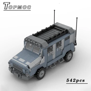 Военна техника MOC Textron Tiger 2 4x4 Пилотируемая бронирани превозни средства Модел САМ Градивни елементи на Дисплея Набор от играчки, Подаръци