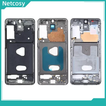 Netcosy Средната Рамка Bezel Капак на Корпуса на Средната Плоча на Шасито Панел Калъф За Samsung Galaxy S20 SM-G980 Ремонт на Аксесоари За телефони
