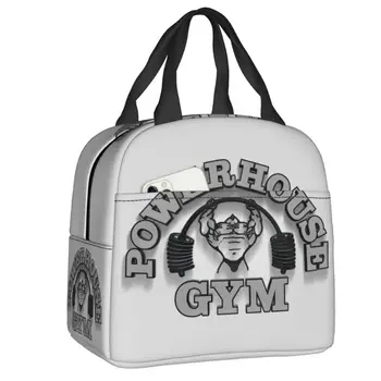 Чанта за обяд Powerhouse Gym с термоизолировкой, дамски чанти за фитнес, културизъм, преносими чанти за обяд, за работа, обучение, пътуване, кутия за Bento