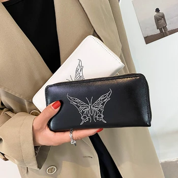 Многофункционален женски чантата си, износоустойчива, с няколко карти, Държач за бележки, чанта за мобилен телефон, портфейл, клатч, Дамска чанта