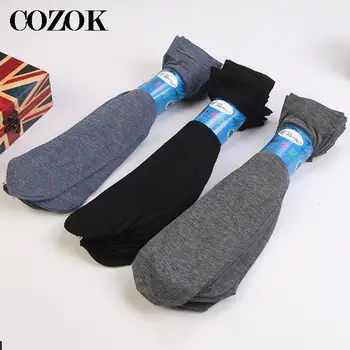 10 Двойки Бизнес мъжки летни чорапи От Мерсеризованного памук, Тънка Высокоэластичные Дишащи Ежедневни Къси чорапи за екипажа, Мъжки Стръмни чорапи Meias