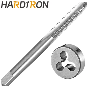 Hardiron M2,5x0,45 Набор от метчиков и печата на Дясната ръка, M2,5x0,45 Машинен метчик с дърворезба и кръгла матрицата