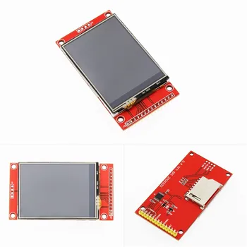 2.4-Инчов TFT LCD модул ILI9341 Шофьор с/без сензорни чипове XPT2046 240 (RGB) * 320 SPI Сериен порт (9 IO) за 