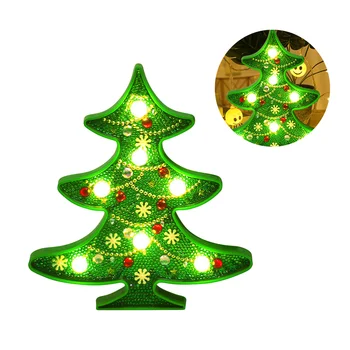 Лампа за Коледната елха, направена от собствените си ръце, от тухли, за дома за Коледа