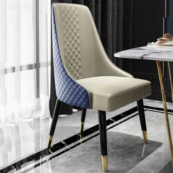 Модерни Трапезни столове Луксозна Ресторанная кожата на Ергономични Офис Столове за спални Мобилна мебели за балкона Sillas Nordicas