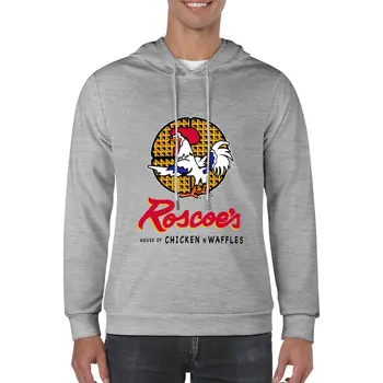 Нова тениска Roscoe's House of Chicken Waffles, hoody с качулка, естетична дрехи, есен облекло, графични качулки