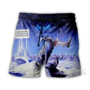 Летни Плажни шорти с 3D принтом рок-група, градинска дрехи, бързо съхнещи Ежедневни панталони, спортни къси панталони за жени/мъже
