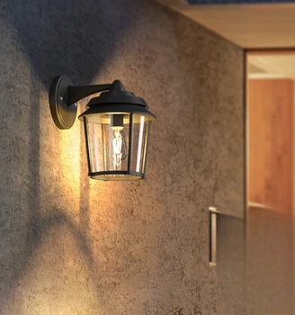 Слънчев, с монтиран на стената лампа за тераси, монтиран на стената лампа, водоустойчива лампа за вътрешния двор, монтиран на стената лампа за вход, монтиран на стената лампа за тераса в градината