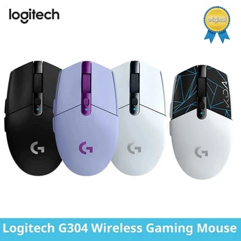 Оригиналната Безжична детска мишка Logitech G304/G304 KDA LIGHTSPEED с лек преносим сензор HERO 12000 точки на инч, която е Съвместима с КОМПЮТРИ макинтош
