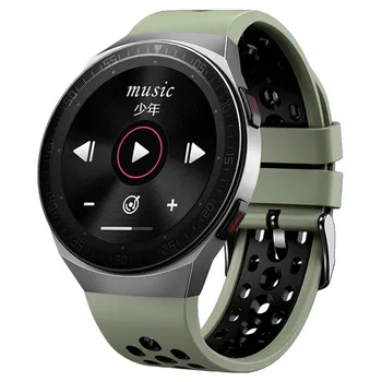 MT3 8G Музикални смарт часовници с паметта, Мъжки Bluetooth разговори, пълен сензорен екран, водоустойчив смарт часовник с функция за запис, Спортен гривна