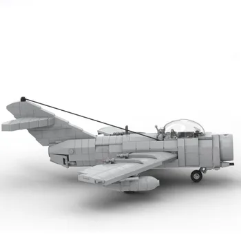 НОВ 455 БР. WW2 Военен MOC МиГ-15 модел самолет DIY творчески идеи високотехнологичен детска играчка, подарък за рожден ден Боец Блокове