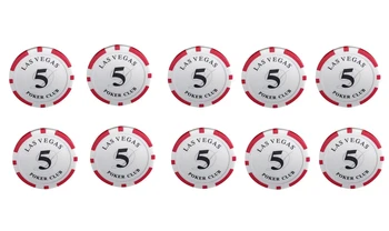 10шт 12 г 40x3,3 мм Премия Покер Цветни Чипове Покер Матова Пластмаса Игра В Покер Texas Игрална Карта Монета Чип Развлечения
