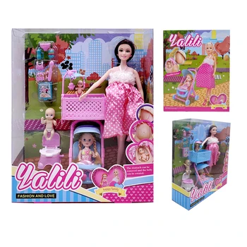 Куклена къща, аксесоари за детска количка за кукли Барби, на 11.5 