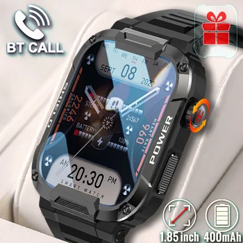 Трайни Военни Смарт часовници за Мъже За Xiaomi Android, Ios, Спортни Часовници Ip68, Водоустойчив 1,85 