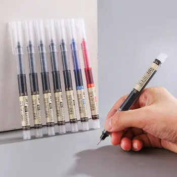Директен течна химикалка дръжка на четка за студентски изпити бързо съхнещи неутрални писалки, детски ученически пособия и офис аксесоари, канцеларски материали