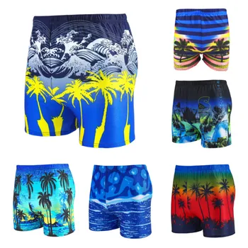 Нови плувни шорти, мъжки костюм, цветен плавательная талия, която може да се завърже на плажа с горещи извори, край басейна, на плажа