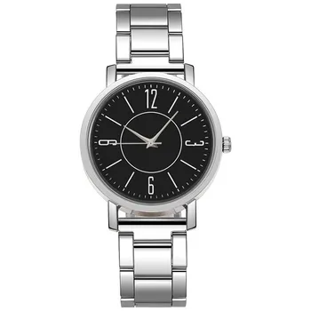 Чифт Аналогови часовници, Кожени часовници за влюбени, подарък, Модерен часовник, верижка от неръждаема стомана, всеки ден на прости ръчни часовници