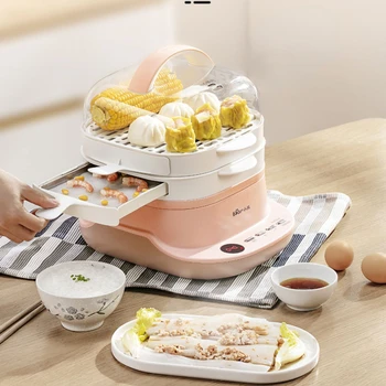 Машина за приготвяне на крем с макарони на пара, Домакински Мини-многофункционална машина за приготвяне на закуска под формата на прах за колбаси, чекмеджето за закуска