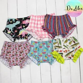 Цветен дизайн, дрехи за новородени, модни ластични шорти за малки момичета 2-5 години