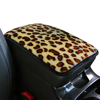 Калъф за централната конзола с леопардовым принтом под формата на Леопард за жени и мъже, автомобилни аксесоари, с леопардовым принтом, калъф за подлакътник, тампон за централната седалка