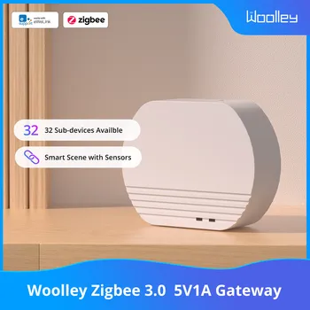 Модул WOOLLEY 5V1A Zigbee Портал 32 предоставя на интелектуалната сцена чрез приложение eWeLink с датчик за движение прозорец на вратата SmartThings Zigbee Hubs